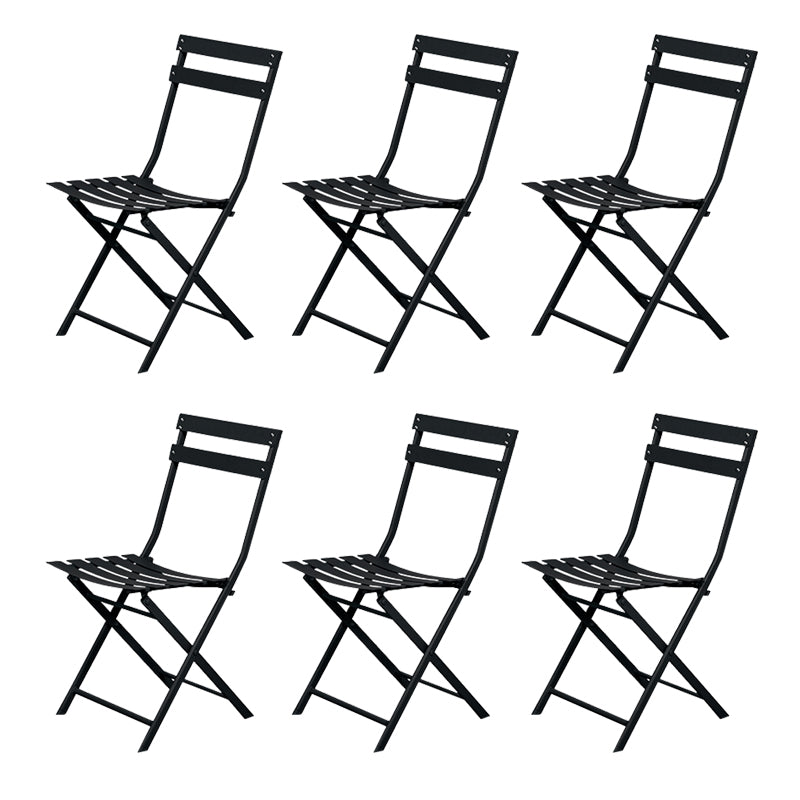 Folding Dining Side Chair No Distressing Modern Metal Side Chair