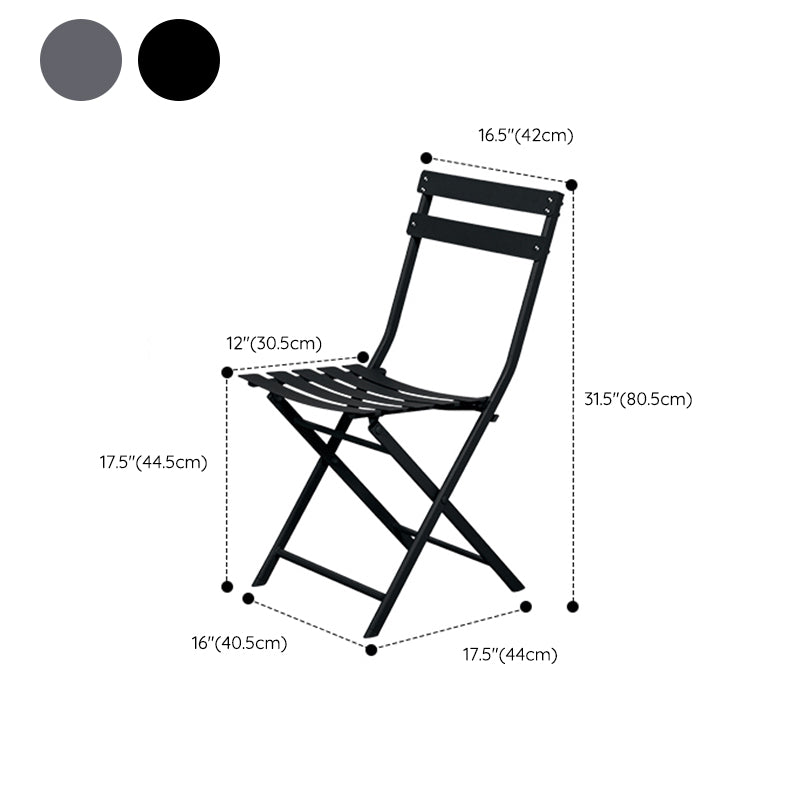 Folding Dining Side Chair No Distressing Modern Metal Side Chair