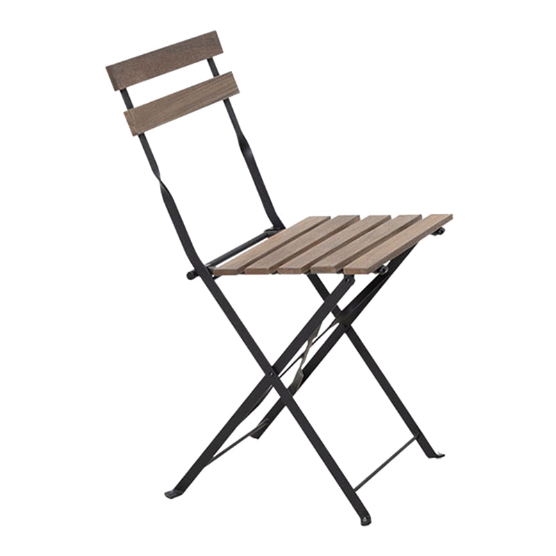 Contemporary Outdoor Chair Solid Wood Folding Patio Dining Chair