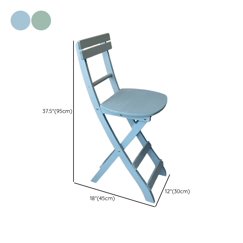 Contemporary Outdoor Chair Solid Wood Folding Patio Dining Chair