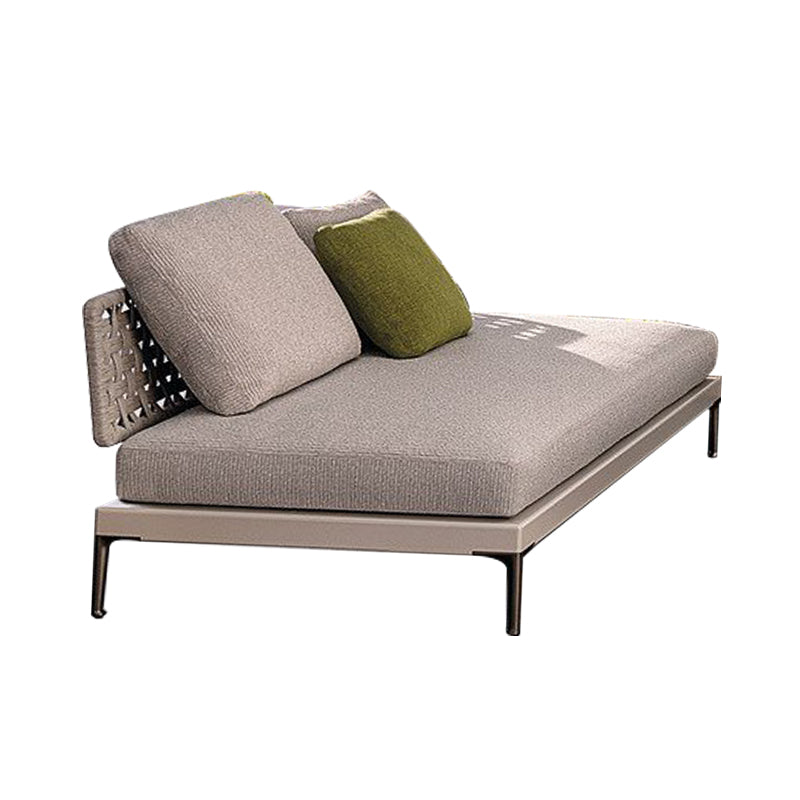 Aluminum Outdoor Patio Sofa Fabric Modern Patio Sofa With Cushions