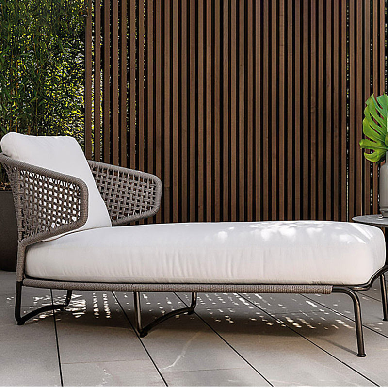 UV Resistant Metal Patio Sofa  Outdoor Patio Sofa with Cushion