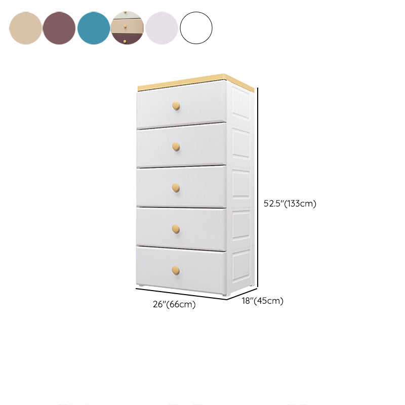 Vertical Nursery Dresser Scandinavian Baby Dresser with Drawers