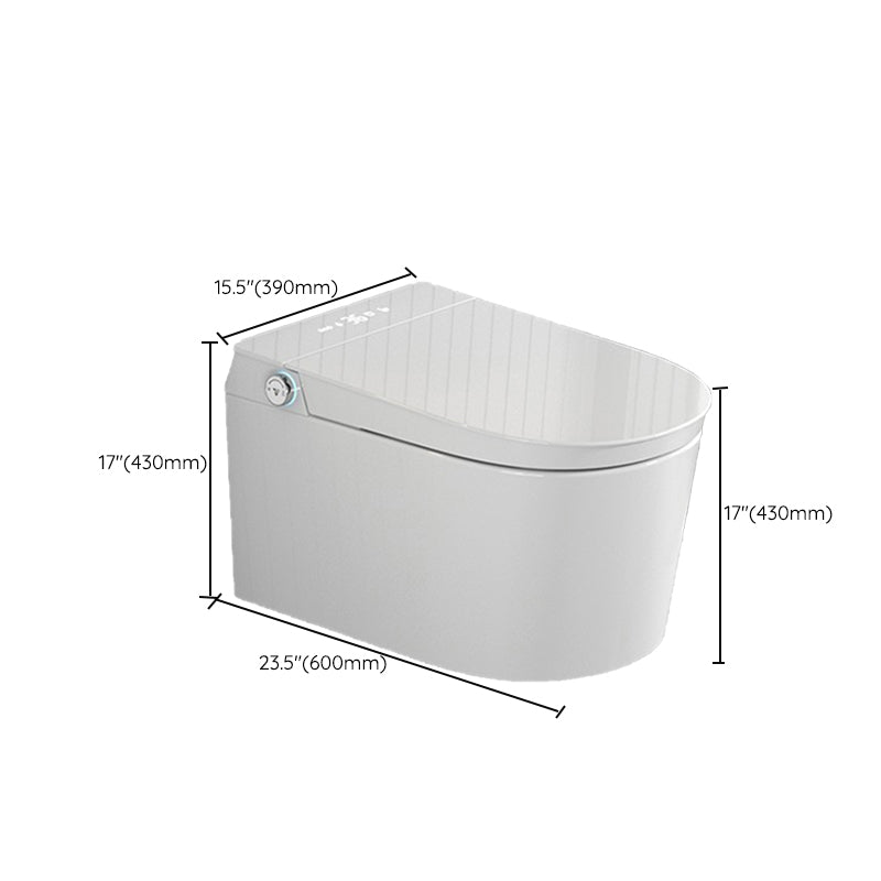 Contemporary One Piece Flush Toilet Wall Mount Urine Toilet for Washroom