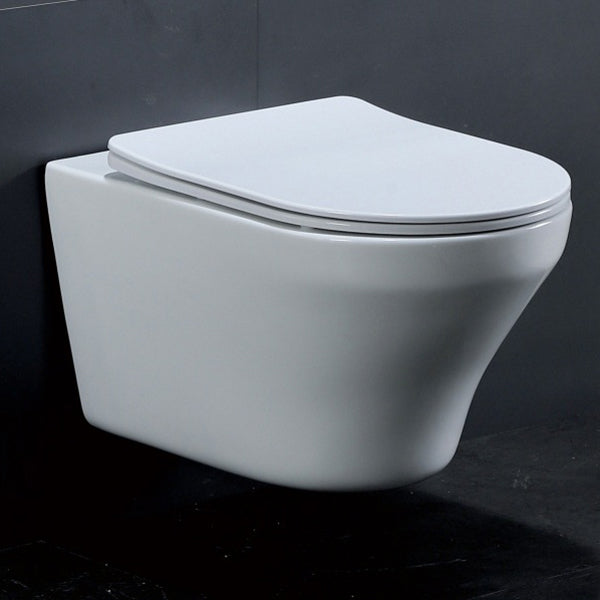 Contemporary All-In-One Flush Toilet Wall Mount Porcelain Toilet