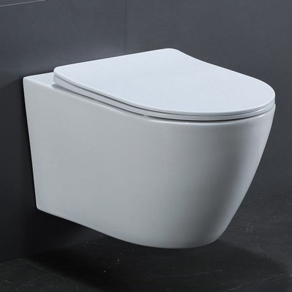 Contemporary All-In-One Flush Toilet Wall Mount Porcelain Toilet