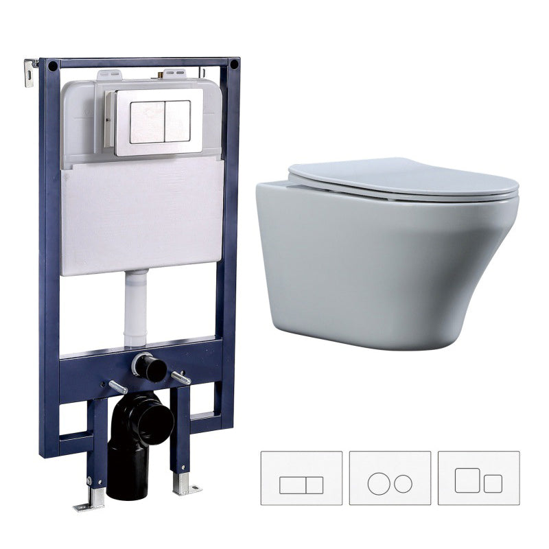 Contemporary All-In-One Flush Toilet Wall Mount Porcelain Toilet