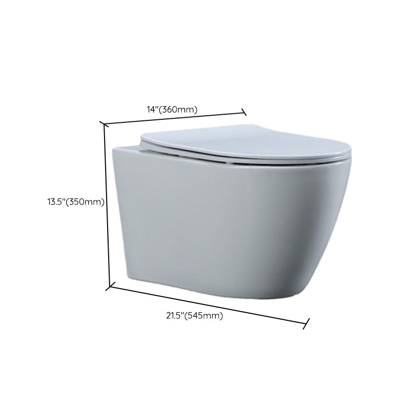 Contemporary All-In-One Flush Toilet Wall Mount Porcelain Toilet