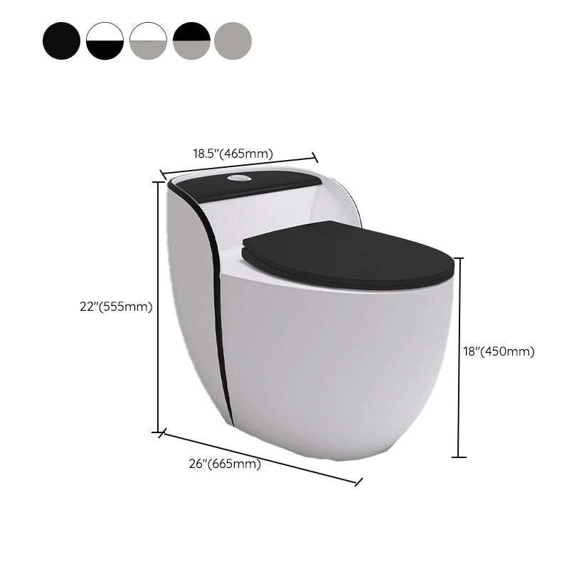 Modern Ceramic Flush Toilet Seat Included Urine Toilet for Bathroom