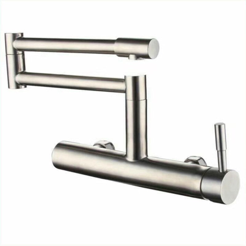 Modern Stainless Steel Kitchen Faucet with Single Handle No Sensor Faucet