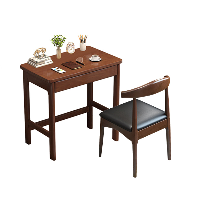 Wood Writing Desk and Chair Set Kids Desks with Drawer for Children Age 12-15 Desk