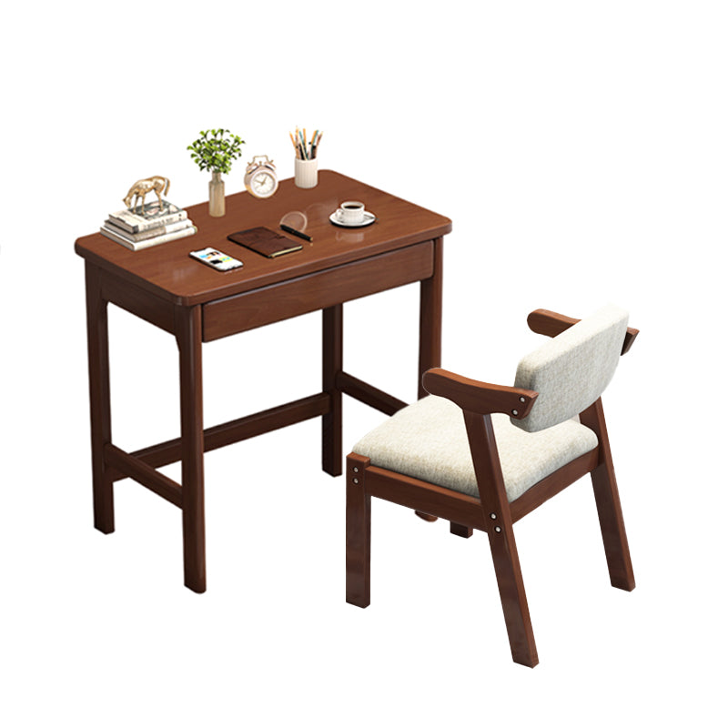 Wood Writing Desk and Chair Set Kids Desks with Drawer for Children Age 12-15 Desk