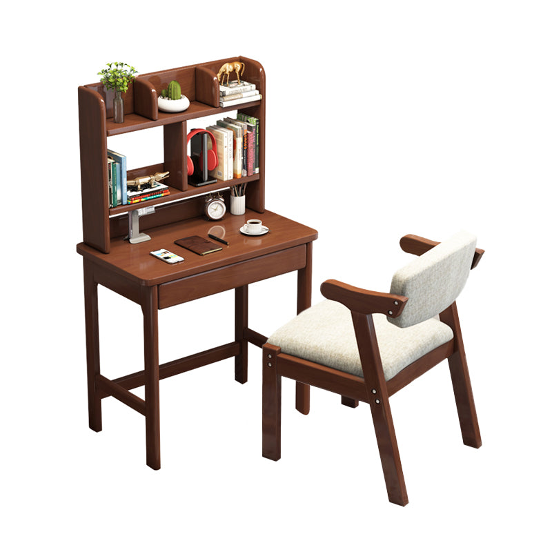 Wood Writing Desk and Chair Set Kids Desks with Drawer for Children Age 12-15 Desk