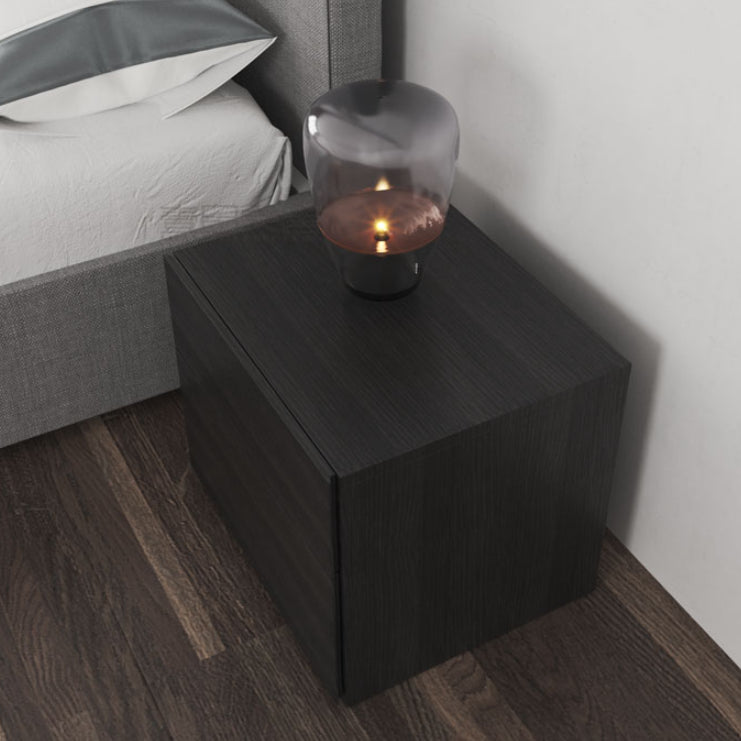 Contemporary Accent Table Nightstand Wooden Night Table for Home