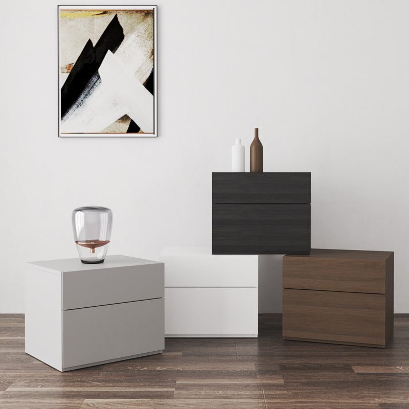 Contemporary Accent Table Nightstand Wooden Night Table for Home