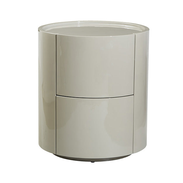 Contemporary Night Table Storage Accent Table Nightstand with 2 Drawers