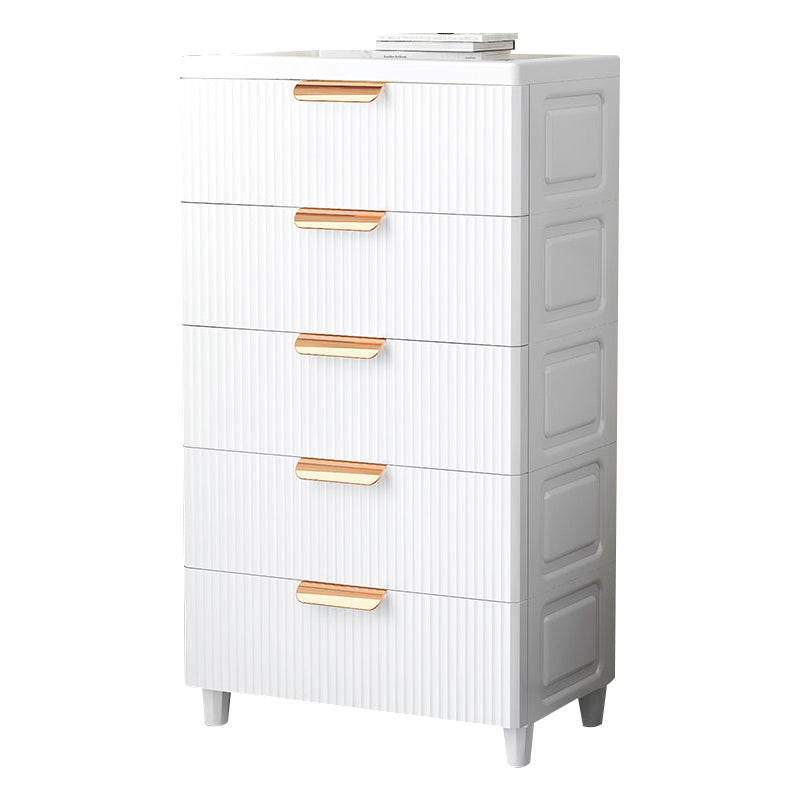 Vertical Scandinavian Nursery Dresser 6 Drawers Dresser for Kid Room