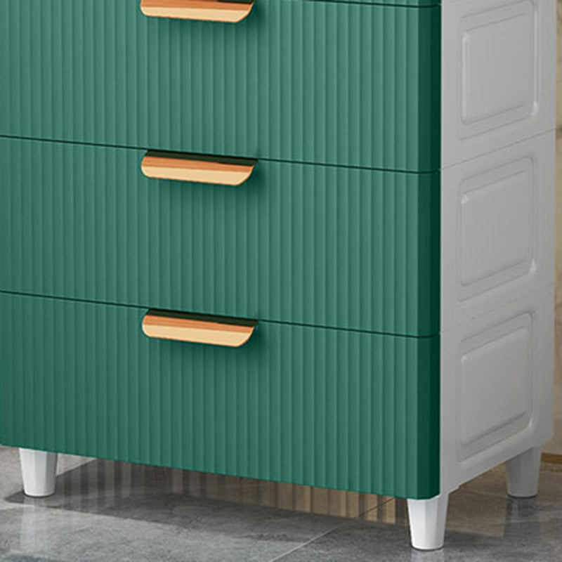 Vertical Scandinavian Nursery Dresser 6 Drawers Dresser for Kid Room