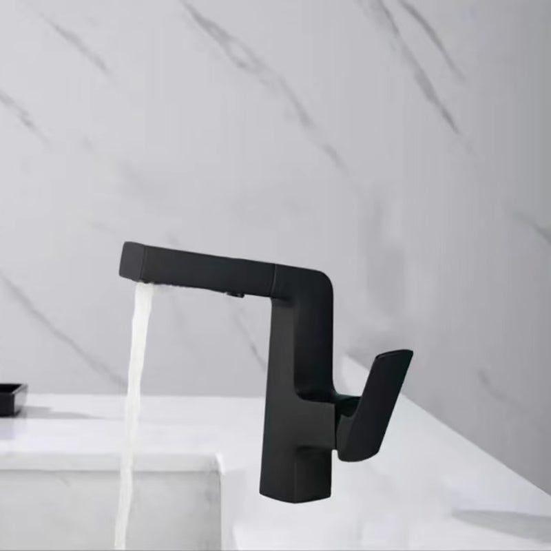 Lever Handles Basin Lavatory Faucet Modern Vanity Sink Faucet