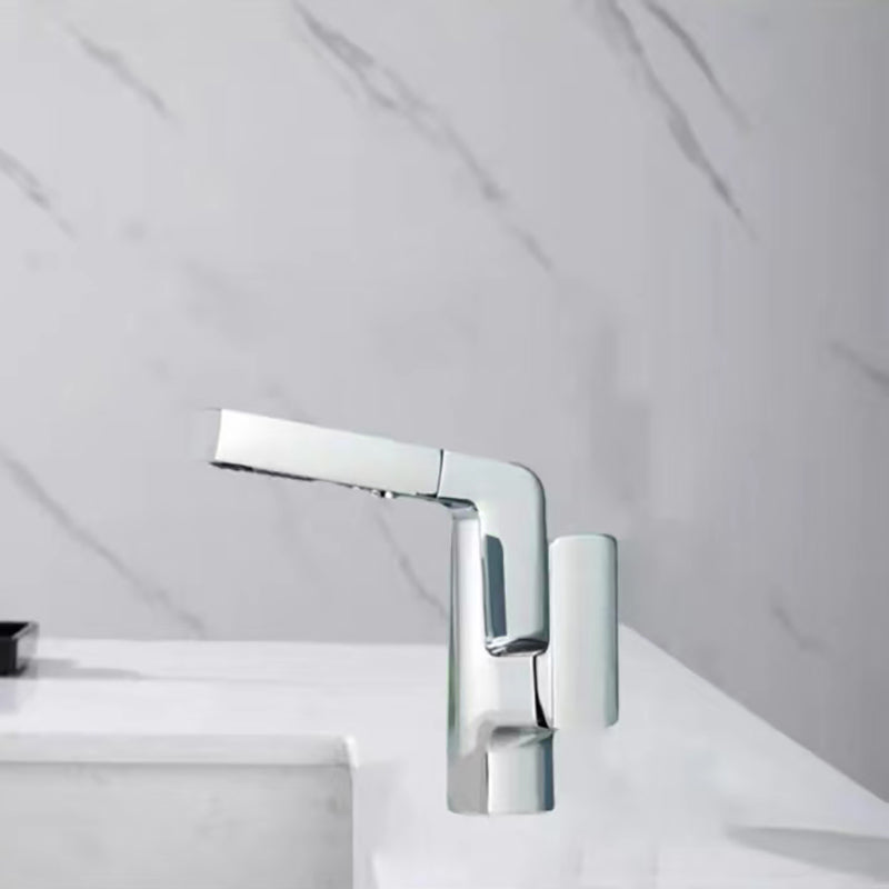 Lever Handles Basin Lavatory Faucet Modern Vanity Sink Faucet