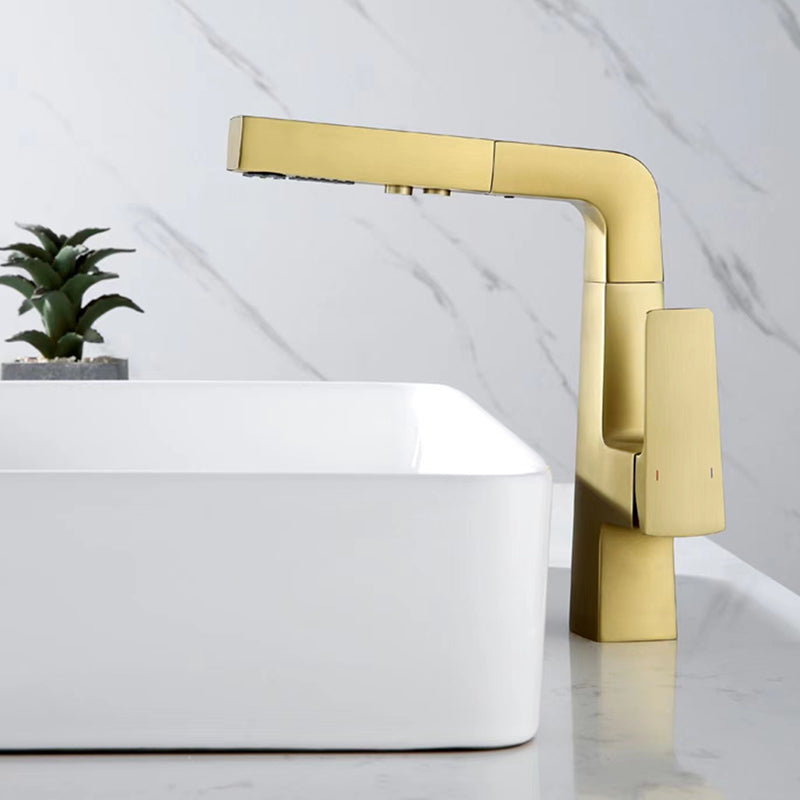 Lever Handles Basin Lavatory Faucet Modern Vanity Sink Faucet