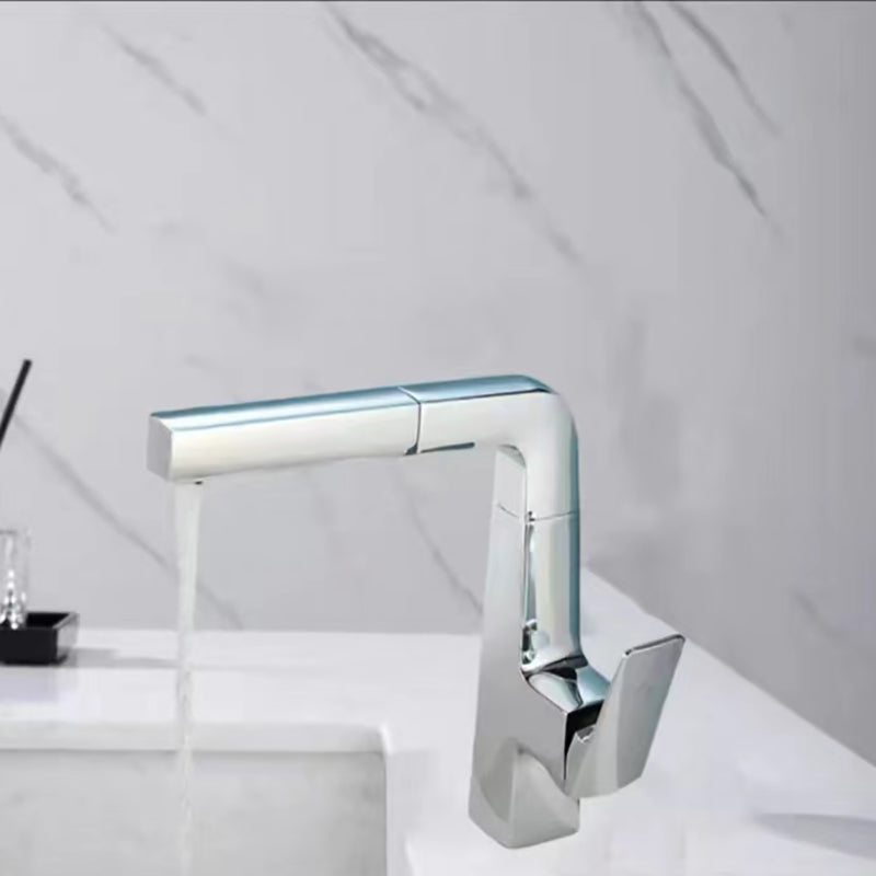 Lever Handles Basin Lavatory Faucet Modern Vanity Sink Faucet