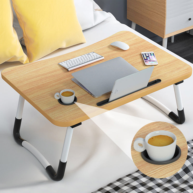 Folding Writing Desk Rectangular Shape Task Desks with 2-Legs for Home