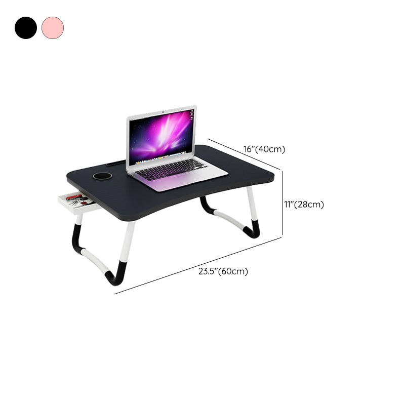 Folding Writing Desk Rectangular Shape Task Desks with 2-Legs for Home