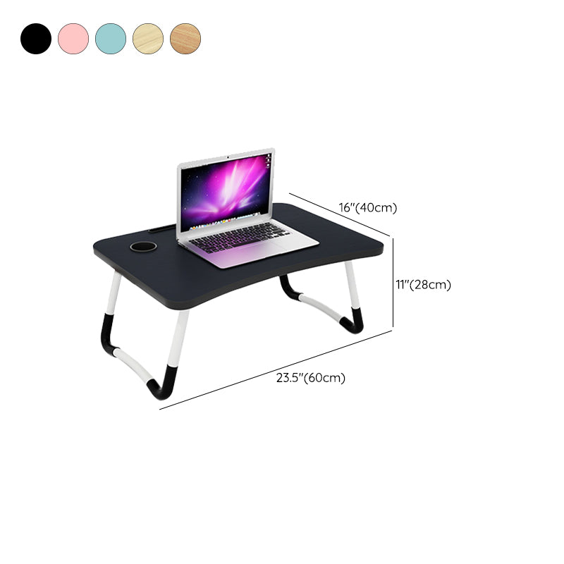 Folding Writing Desk Rectangular Shape Task Desks with 2-Legs for Home