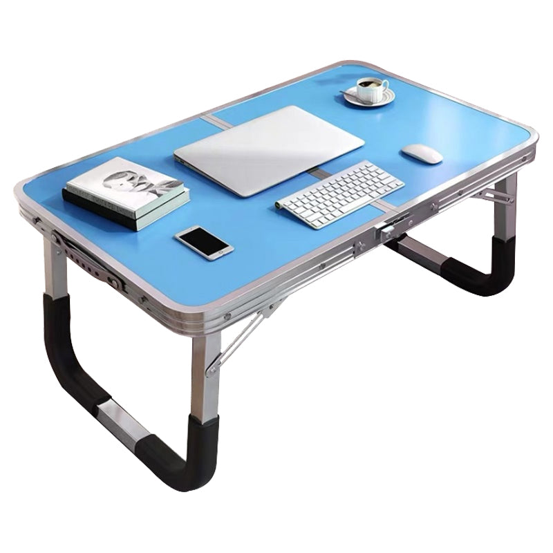 Folding Writing Desk Rectangular Shape Task Desk with 2-Legs for Home