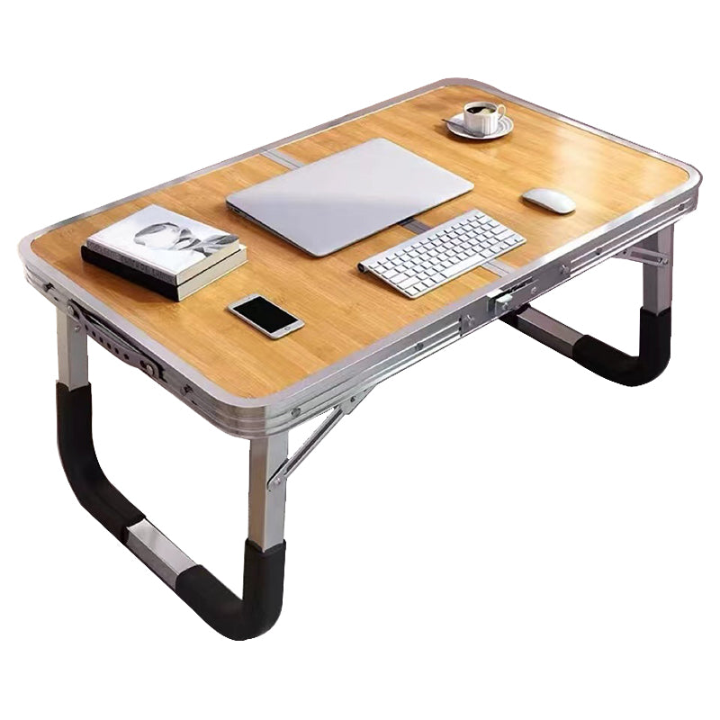 Folding Writing Desk Rectangular Shape Task Desk with 2-Legs for Home