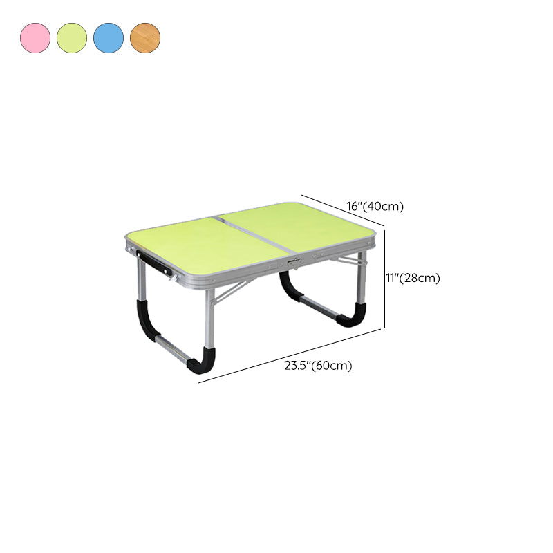 Folding Writing Desk Rectangular Shape Task Desk with 2-Legs for Home