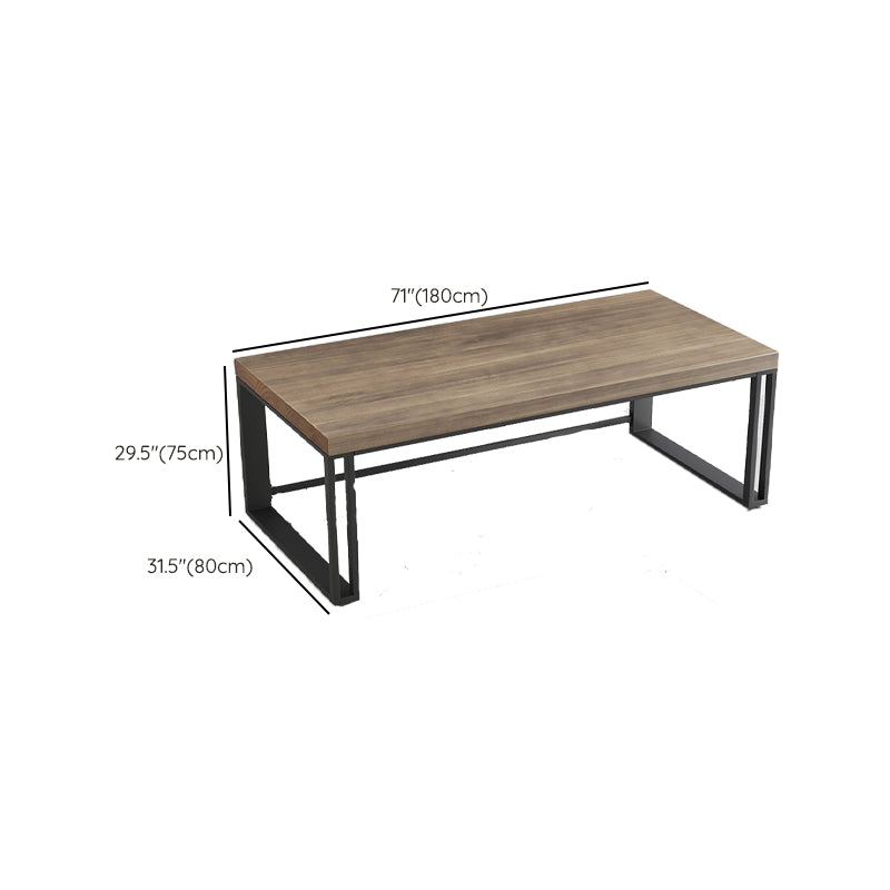 Solid Wood Rectangular Gaming Desk Modern 29.32-inch Tall Computer Desk