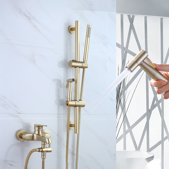 Ultra-Luxury Shower Trim Wall Mounted Included Hand Shower and Faucet