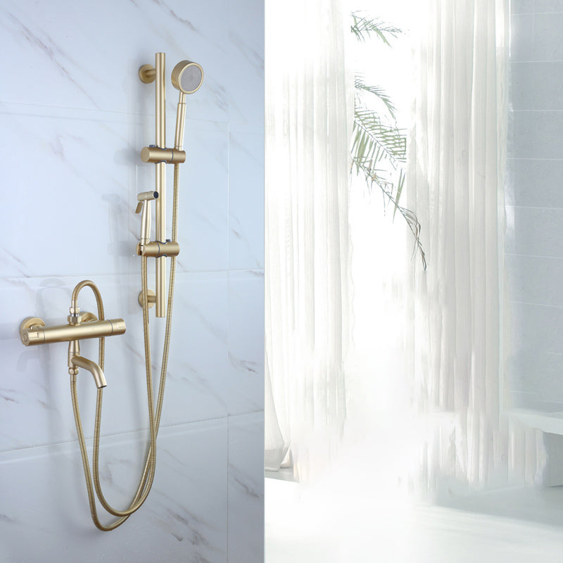 Ultra-Luxury Shower Trim Wall Mounted Included Hand Shower and Faucet