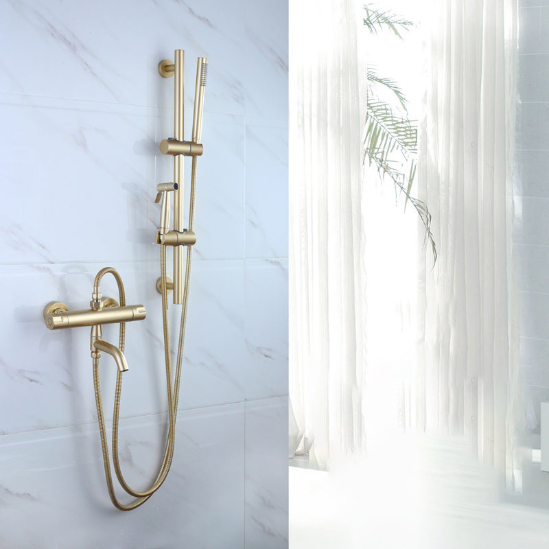 Ultra-Luxury Shower Trim Wall Mounted Included Hand Shower and Faucet