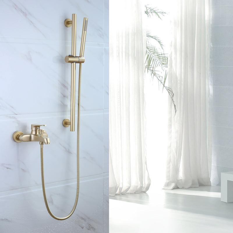 Ultra-Luxury Shower Trim Wall Mounted Included Hand Shower and Faucet