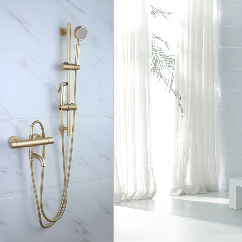 Ultra-Luxury Shower Trim Wall Mounted Included Hand Shower and Faucet