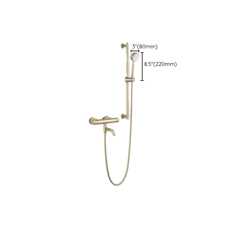 Ultra-Luxury Shower Trim Wall Mounted Included Hand Shower and Faucet