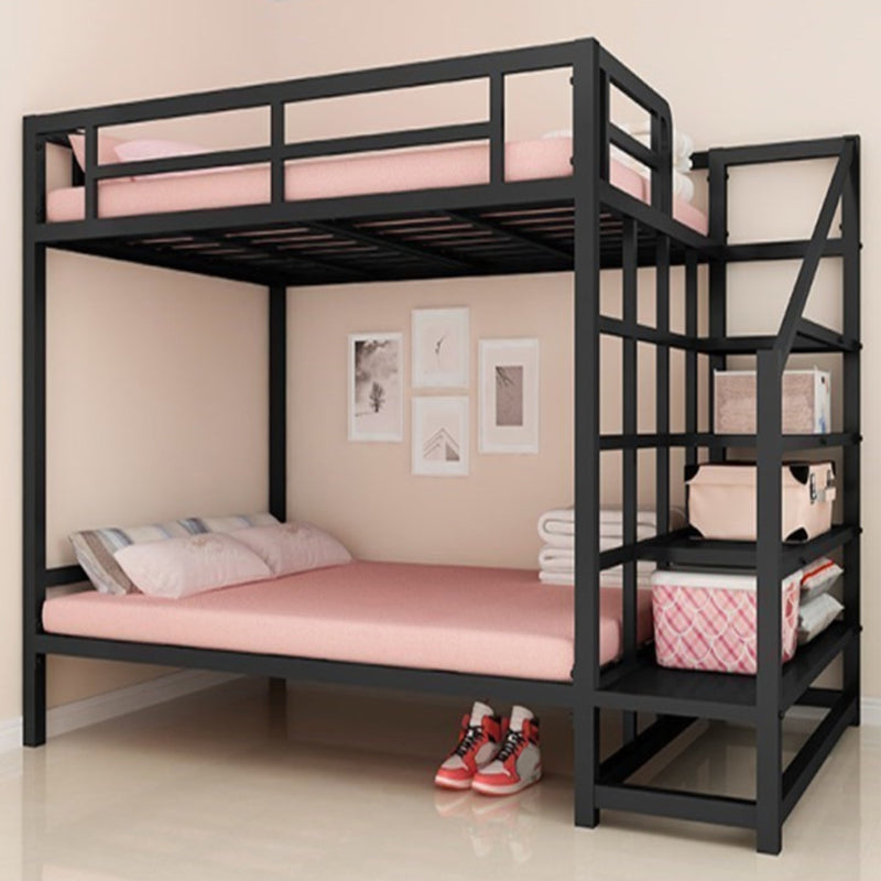 Contemporary No Theme Bunk Bed/Loft Bed in Iron with Guardrails