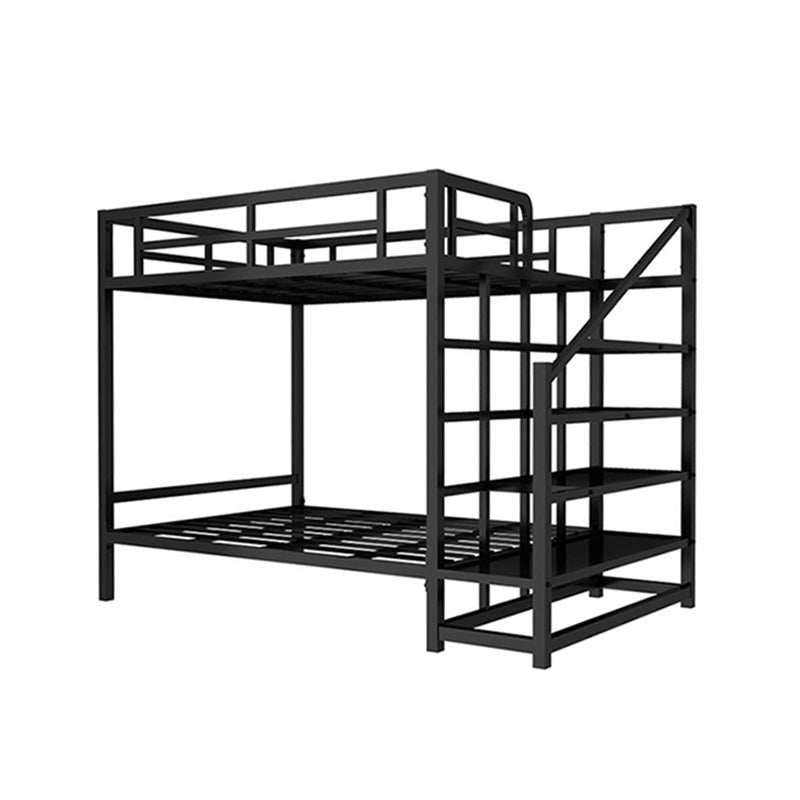 Contemporary No Theme Bunk Bed/Loft Bed in Iron with Guardrails