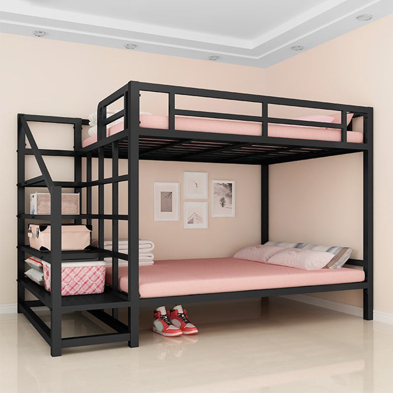 Contemporary No Theme Bunk Bed/Loft Bed in Iron with Guardrails