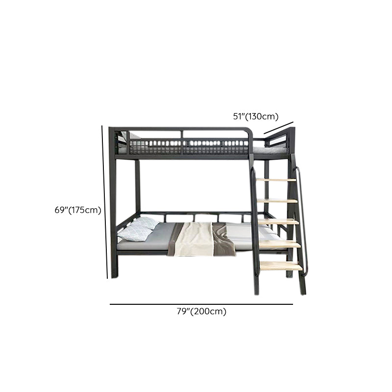 Contemporary No Theme Bunk Bed/Loft Bed in Iron with Guardrails