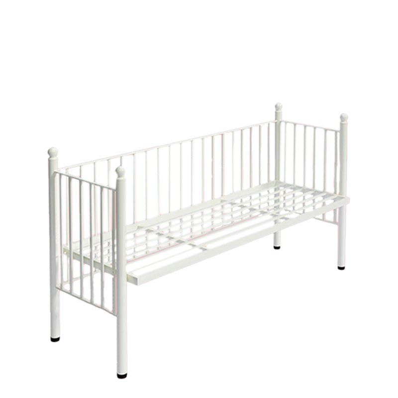 Contemporary Bed Metal No Theme Guardrail Standard Bed with Footboard