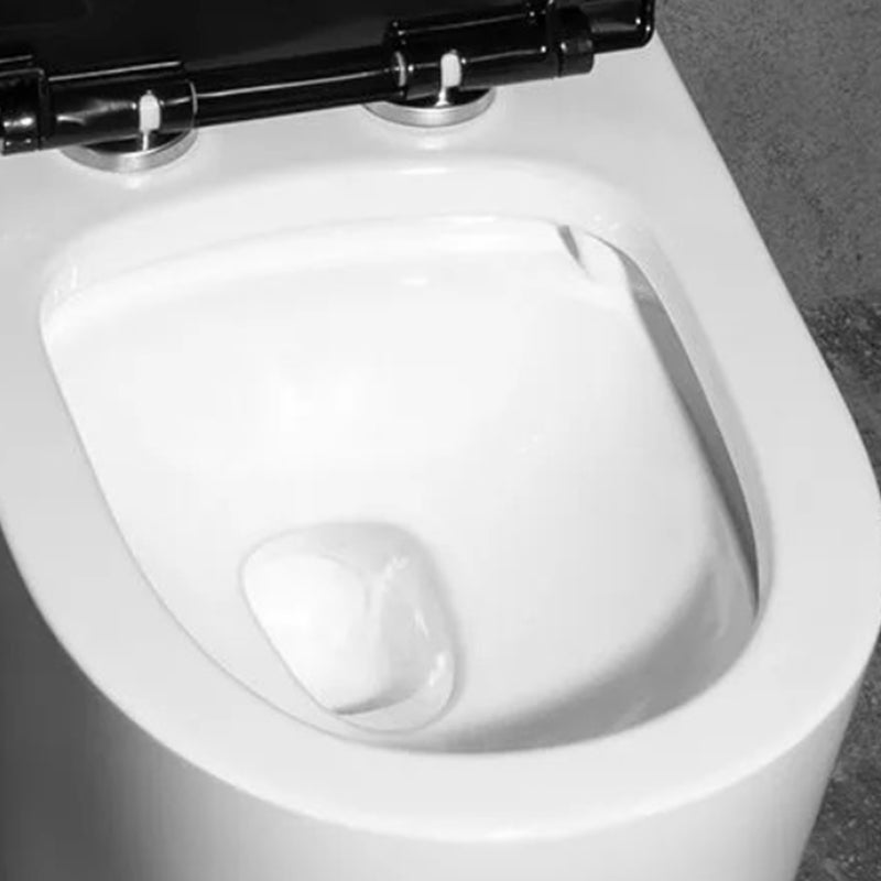 Contemporary One Piece Flush Toilet Floor Mount Urine Toilet with Seat for Washroom