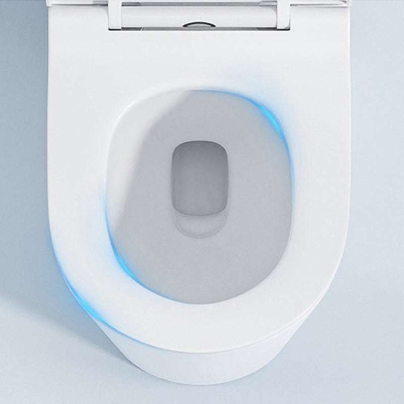 Contemporary 1 Piece Flush Toilet Floor Mounted White Urine Toilet for Washroom