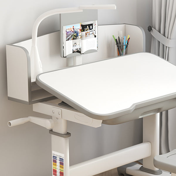 Contemporary Adjustable Children's Desk with 1 Drawer and Hand Crank