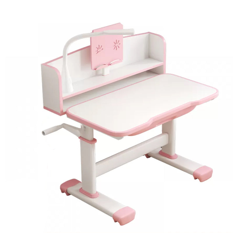 Contemporary Adjustable Children's Desk with 1 Drawer and Hand Crank