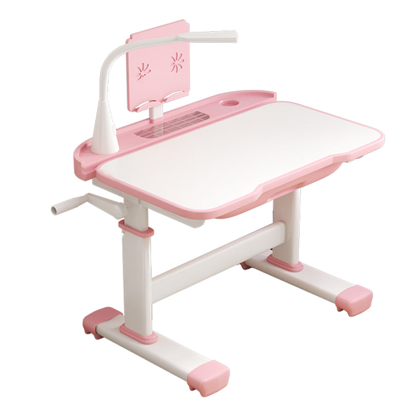 Contemporary Adjustable Children's Desk with 1 Drawer and Hand Crank