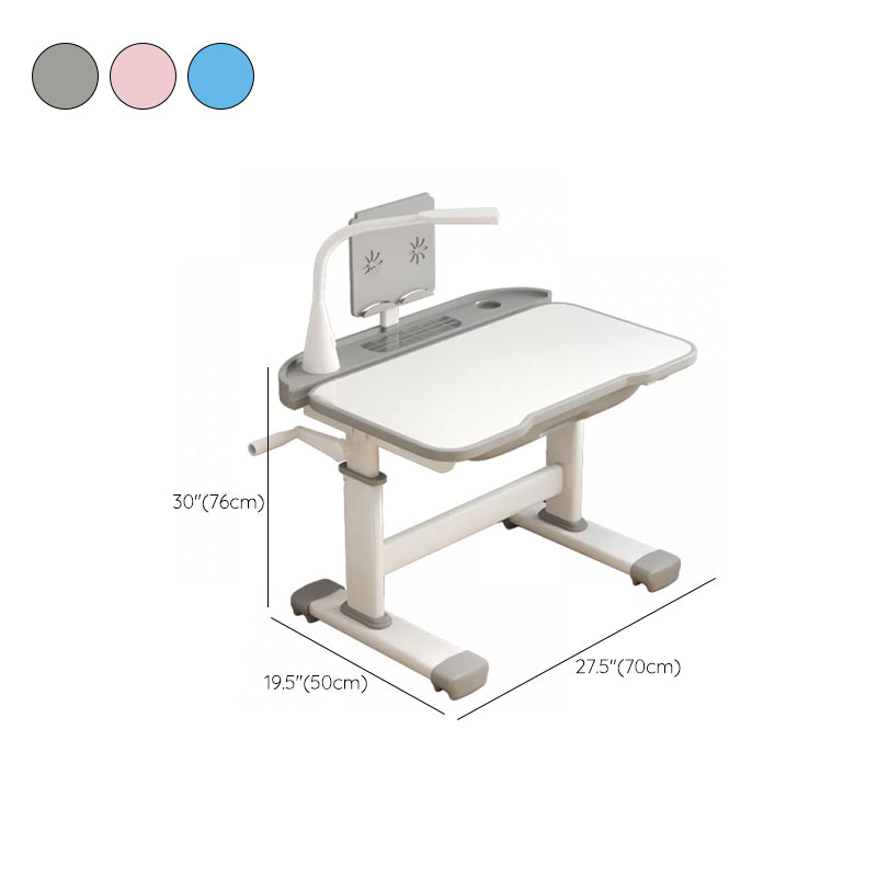 Contemporary Adjustable Children's Desk with 1 Drawer and Hand Crank